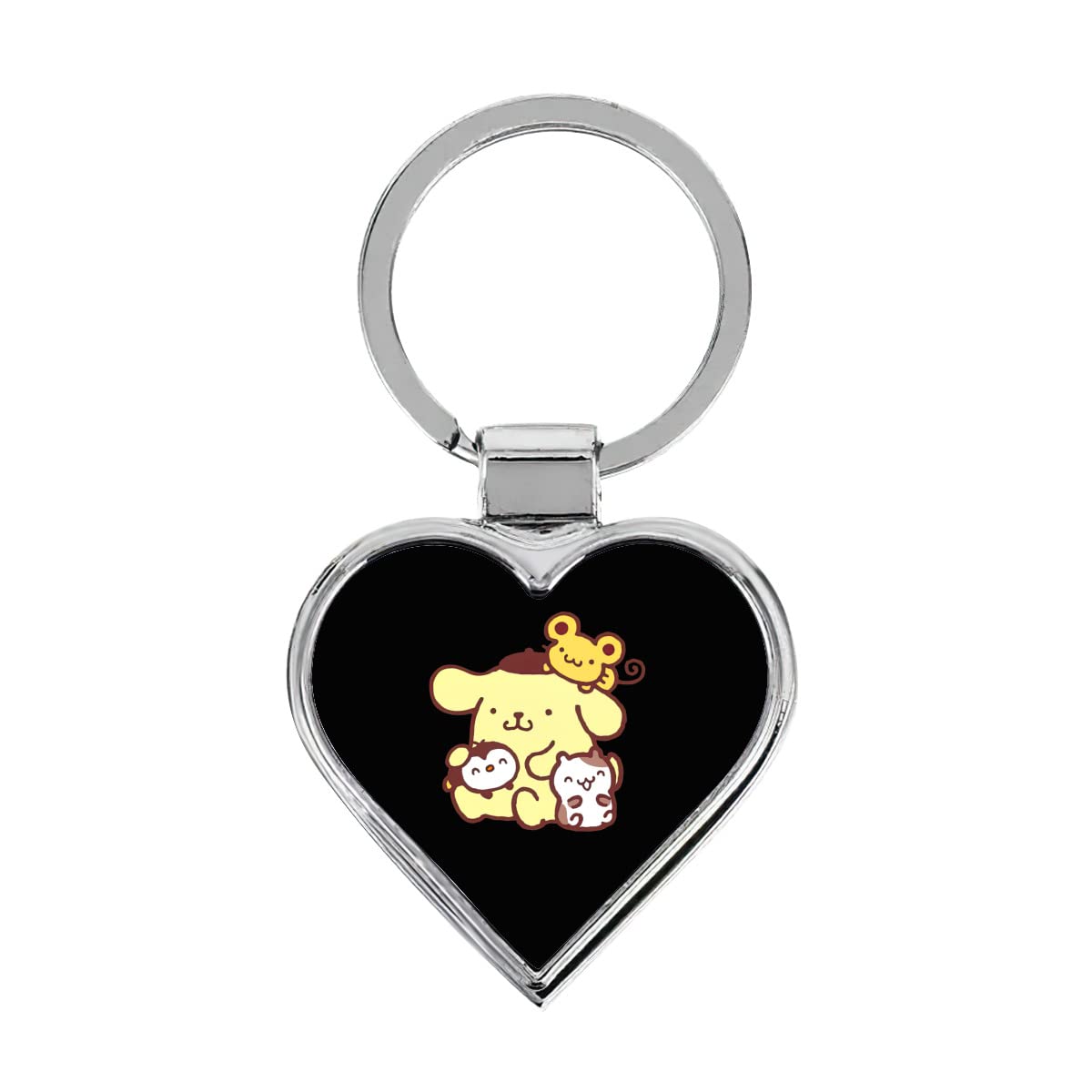 Amazon.co.jp: ポムポムプリン キーホルダー 人気 キーリング バッグ